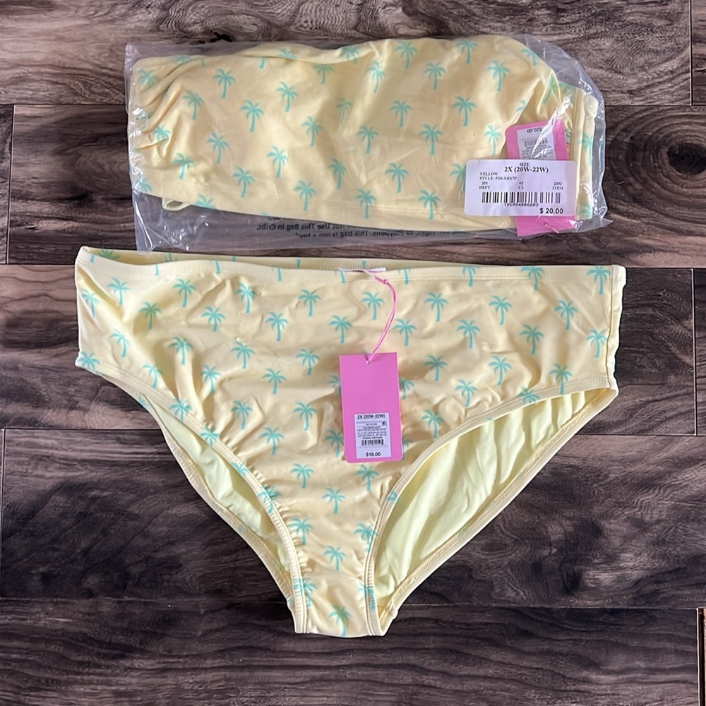 Stoney Clover Ln 2X (20W-22W) 2pc Swimsuit NWT - Picture 7 of 9